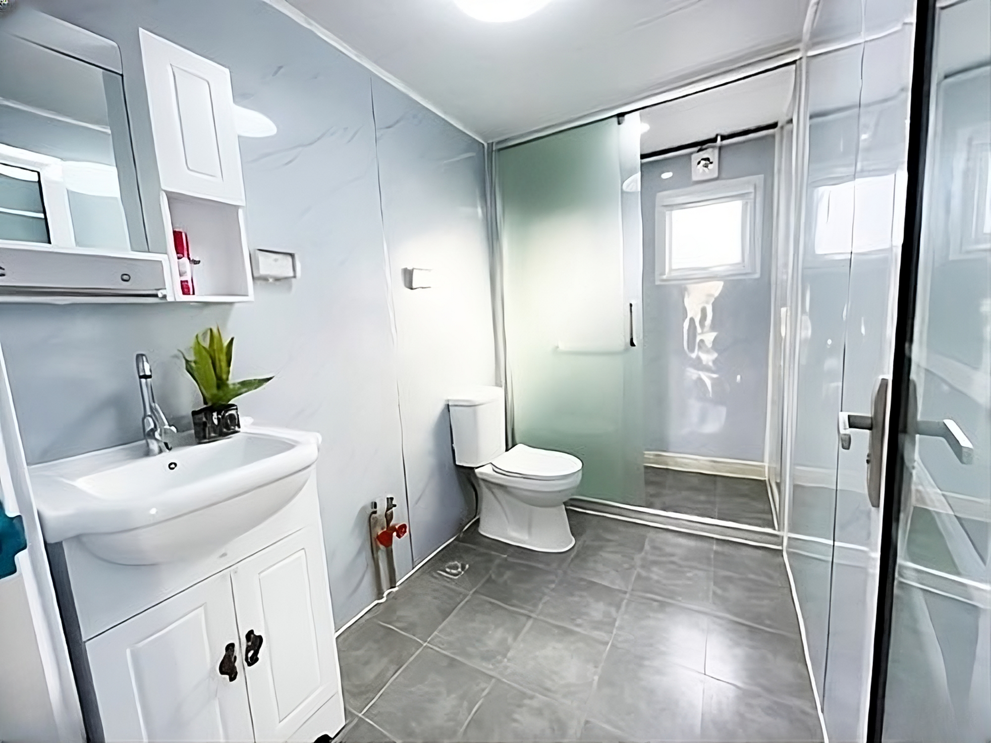 work modular large bath