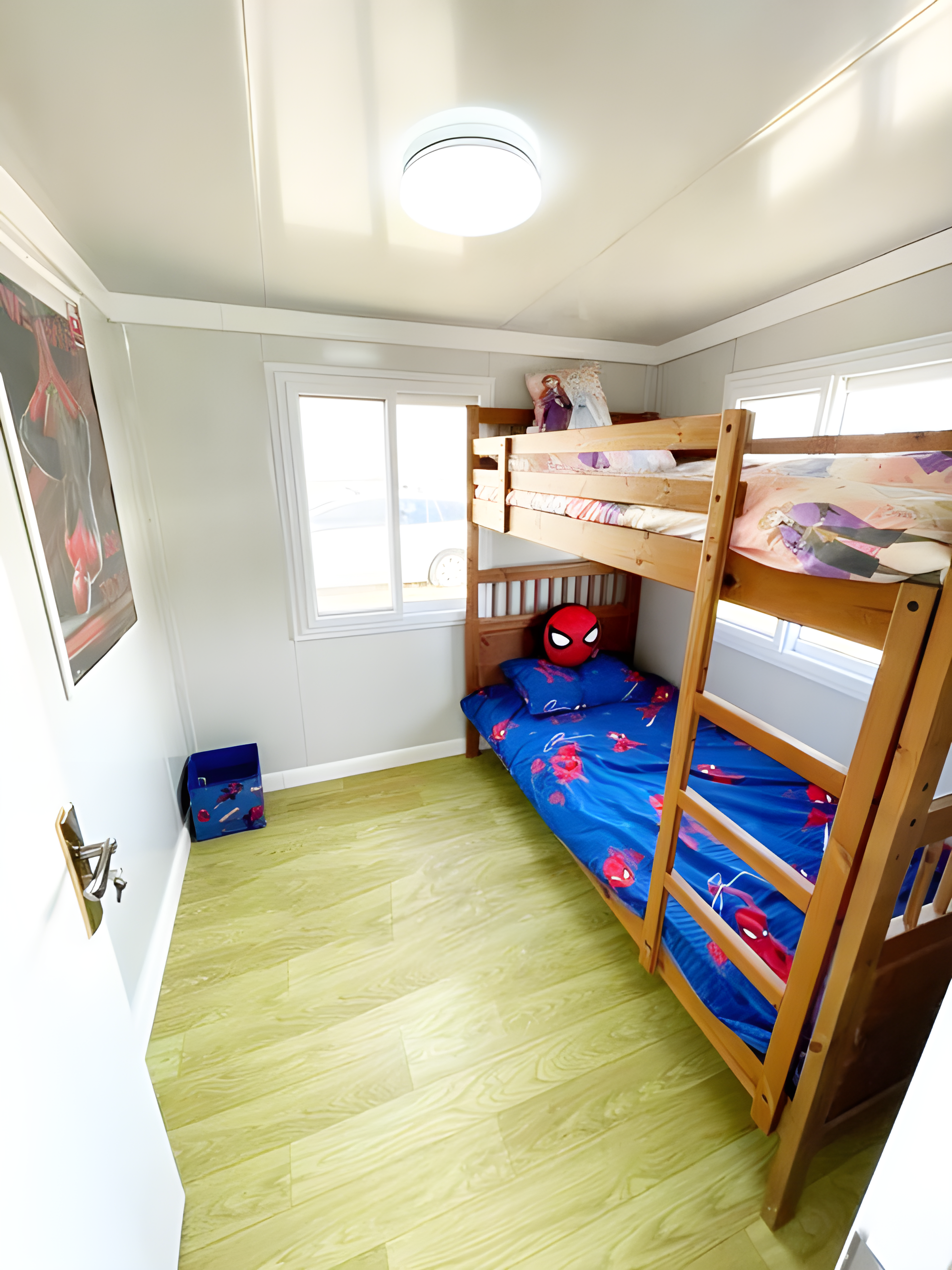 gold rhino interior with child bed